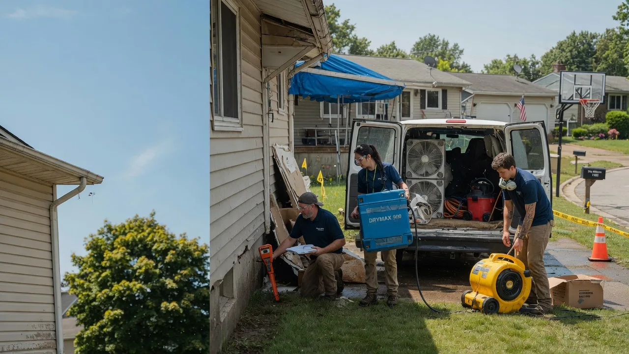 Ceiling Leak Cleanup in Oberlin, OH near me